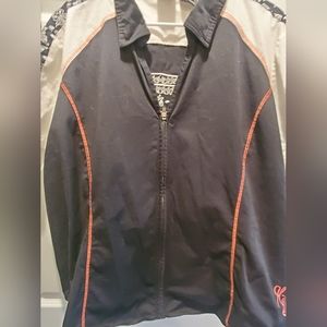 Harley davidson  zip front shirt  sz 3X